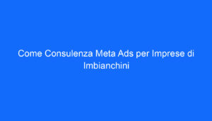 come consulenza meta ads per imprese di imbianchini