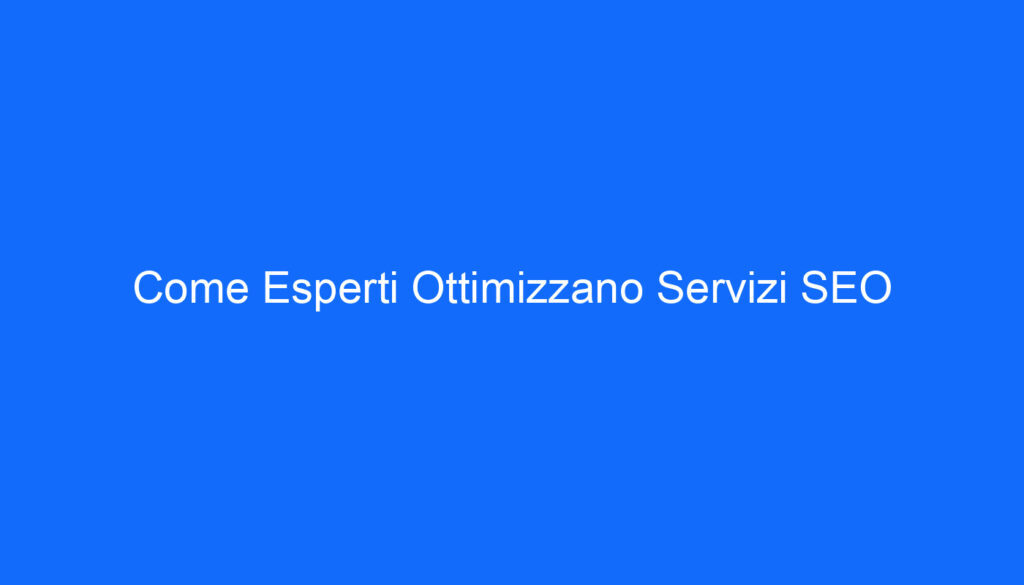 come esperti ottimizzano servizi seo 2 6576