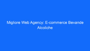 Migliore Web Agency: E commerce Bevande Alcoliche