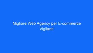 Migliore Web Agency per E commerce Vigilanti