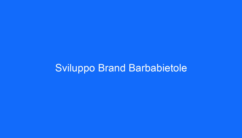 Sviluppo Brand Barbabietole