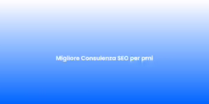 Migliore Consulenza SEO per pmi 1