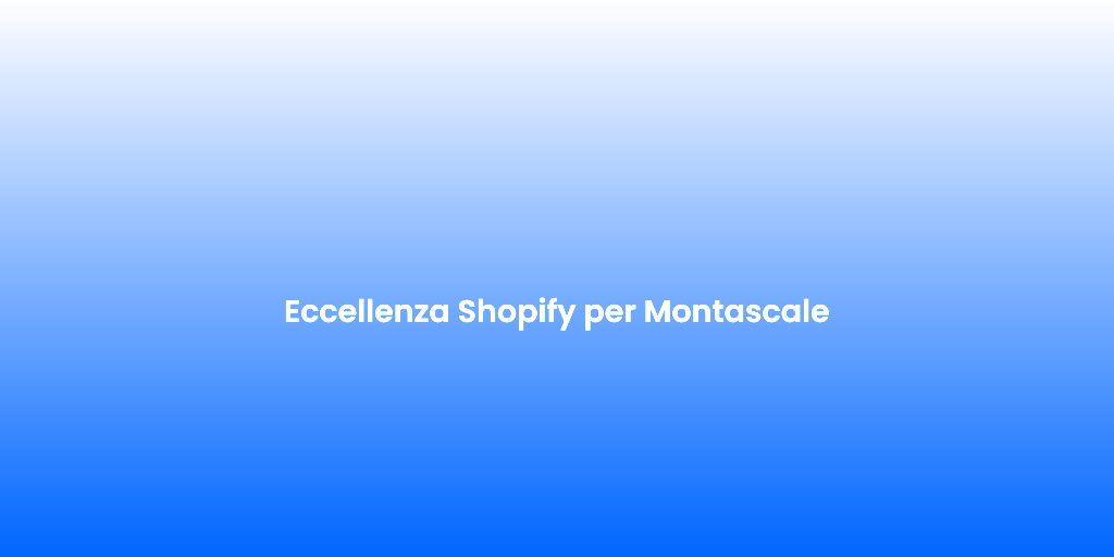 Eccellenza Shopify per Montascale