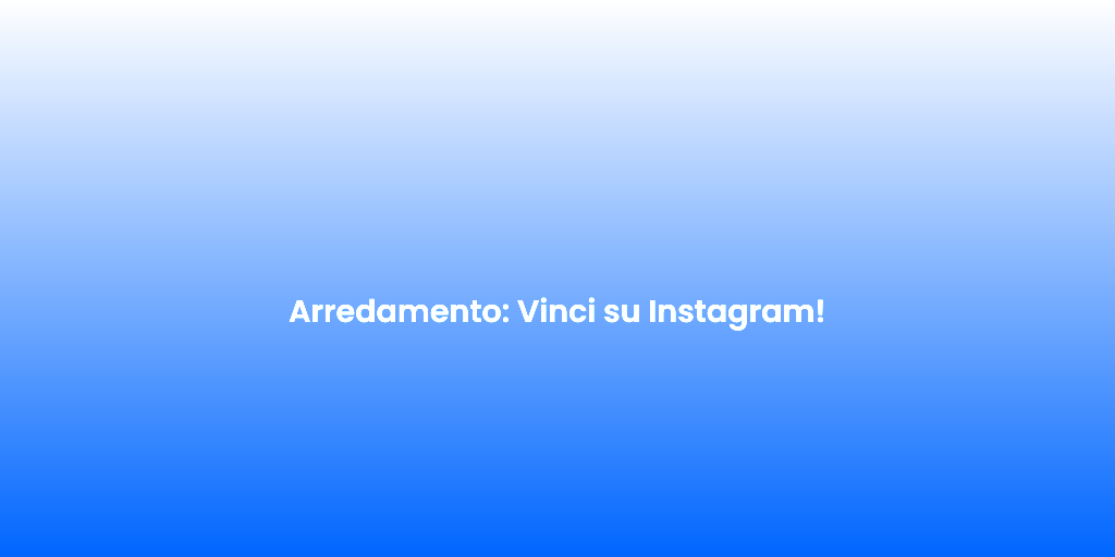 Arredamento Vinci su Instagram