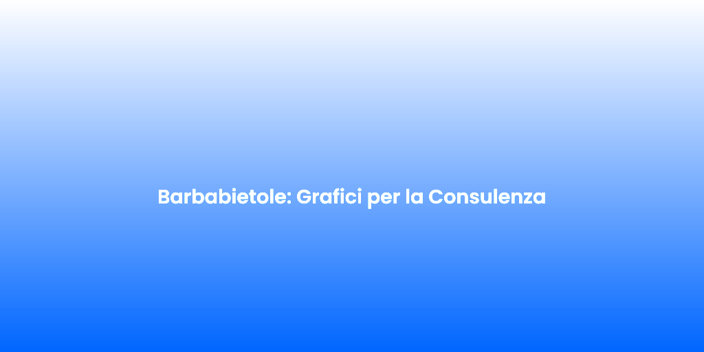 Barbabietole Grafici per la Consulenza