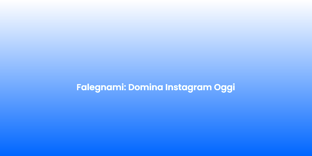 Falegnami Domina Instagram Oggi 3